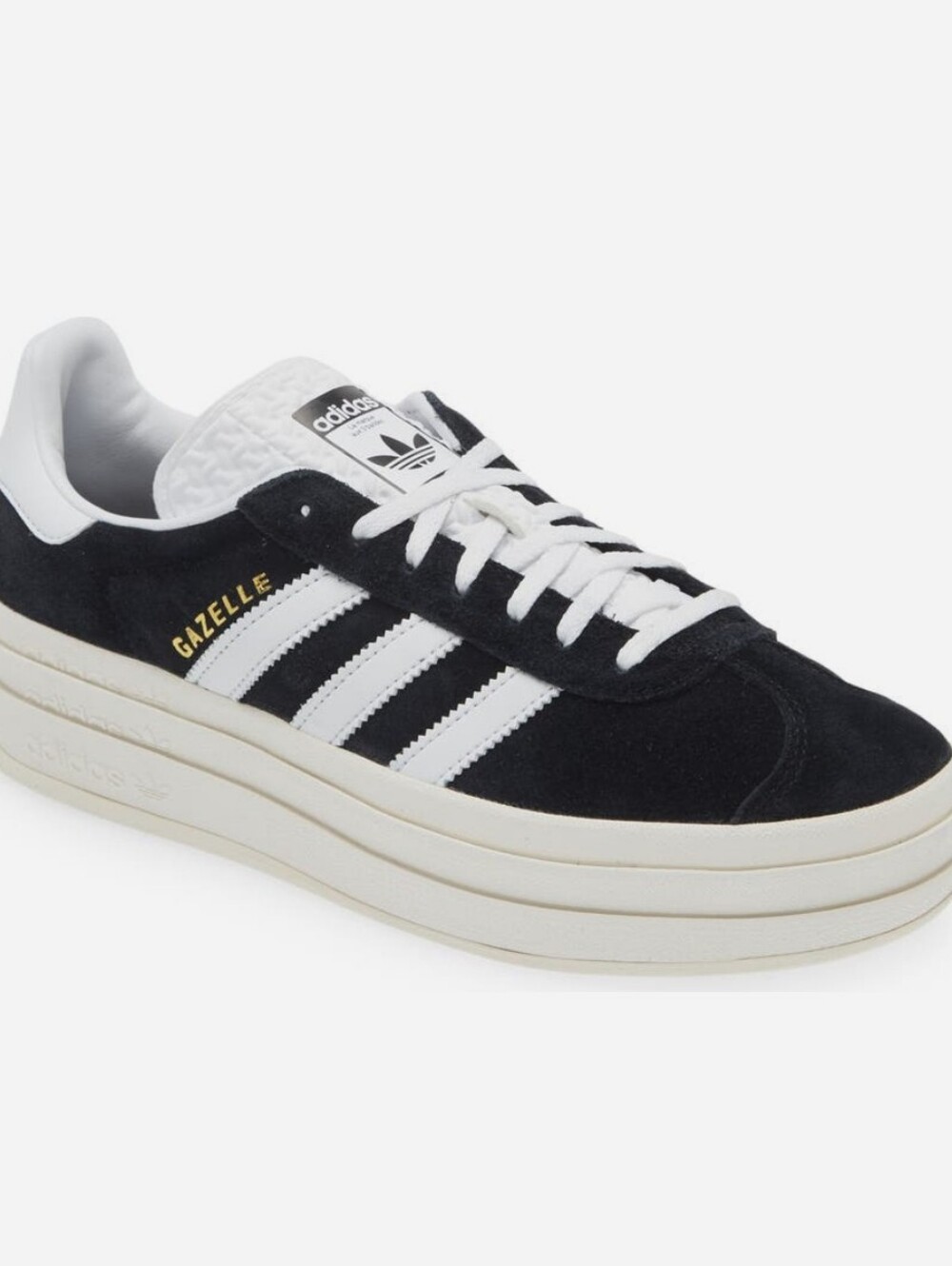 adidas Gazelle Platform Women's Sneaker - Black/White